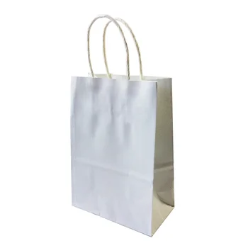 10VNT/daug Kraftpopieris krepšys su rankenomis 21*15*8cm Festivalis dovanų maišeliai Linksmų Kalėdų, naujųjų metų atostogų šalis