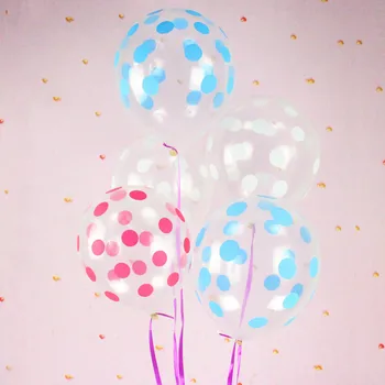 100vnt/daug Lateksiniai balionai 12 colių spausdinti dot aišku, balionas vestuvių, gimtadienio dekoravimas skaidria turo taškai balionai
