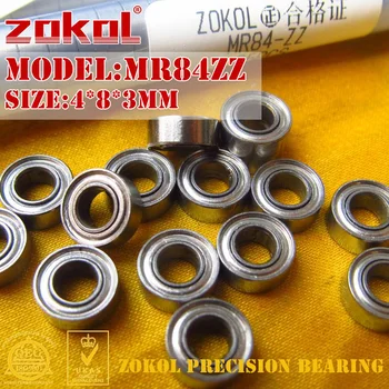 ZOKOL MR84-ZZ guolis MR84ZZ Miniatiūriniai guolių giliais rutulinis guolis 4*8*3mm