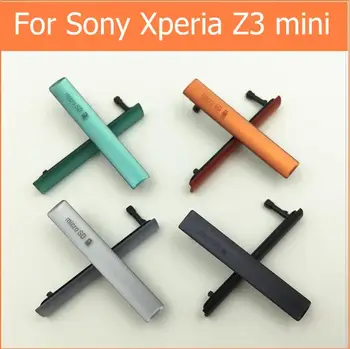 Nauja Originali Micro SD Uosto & SIM Kortelės Prievadas, Lizdas + USB Įkrovimo lizdas Dulkių Kištuko Dangtelis Sony Xperia Z3 mini z3 kompaktiškas M55W