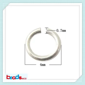 Beadsnice ID25483 925 sidabro nuostabus 4mm papuošalai šuolis žiedus, mini gamykloje kaina