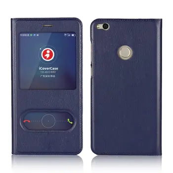 Atveju Huawei Honor 8 Lite Coque Padengti PU Odos Langą Peržiūrėti Flip Slide Atsiliepti Mobiliuoju Telefonu Maišeliai Garbę 8Lite Etui Hoesjes
