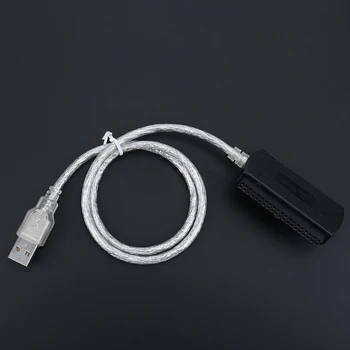 SATA/PATA/IDE Diskas USB 2.0 Konverteris, Laidas HDD Išorinio Maitinimo Adapterio Kabelis Palaiko OS diegimas per CD