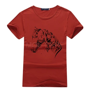 Vasaros Stiliaus Rašalo Dažymas Arklių Modelį, Print T-Shirt Vyrams Vasaros Drabužių 2018 Apvalios Apykaklės Vyrų Marškinėliai Topai Prekės ženklo drabužių S2-R#