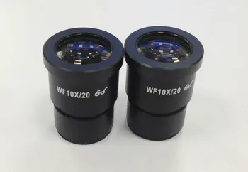 1 VNT Plataus Lauko Kampo Okuliaro WF10X/20mm 30mm Montavimo Sąsaja Okuliarai Stereo Mikroskopas