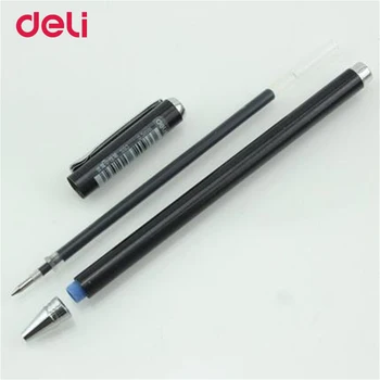 Deli mielas 0,5 mm metalo ballpoint gelio rašiklis mokykla raštu tiekimo kokybės juoda mėlyna raudona papildymo kawaii biuro verslo dovana, rašikliai