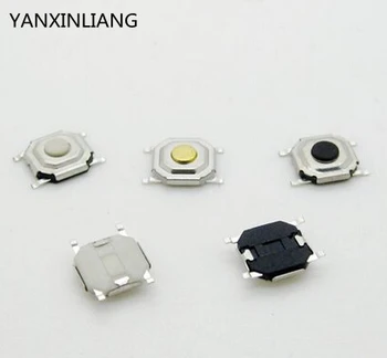 200PCS 4*4*1.5 mm 4x4x1.5mm SMD mygtukas jungiklis mikrojungiklis Tact Switch