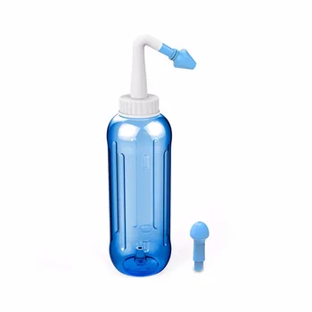 Nosies Nosies Plovimo Sistema Puodą Sinusinio Alergijos Reljefo Nuplaukite Neti Vaikams, Suaugusiems, 500mL Plastiko Blue Butelio Įranga Praktiškai Naujas