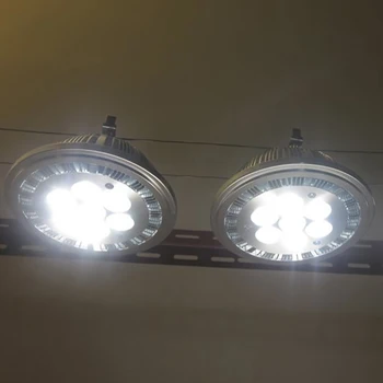 Nemokamas Pristatymas 10vnt/daug 14W Žibintai G53 ES111 QR111 AR111 LED lempos AC 85-265V vidaus Apdaila, Patalpų Apšvietimo Lemputė