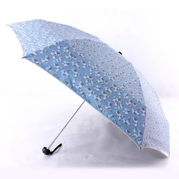 Kokybės Gyvenimo, Mini Pocket Itin lengvas Skėtis nuo Lietaus Moterų Penkių Lankstymo Mažų gėlių Parapluie Saulėta/Lietingą kelionės Skėtis skėtis