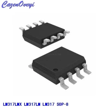 LM317LMX LM317LM LM317 SOP-8 Reguliuojamas trijų gnybtų įtampos reguliatorius lustas (20pcs/lot)