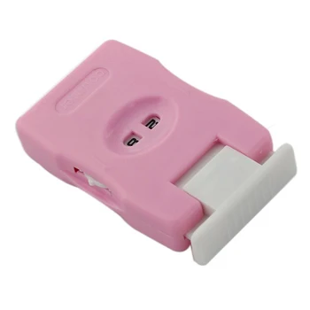 ABS Plastiko Nešiojamų Mezgimo Eilės Mezgimas Counter Mezgimo Įrankis - Rožinė