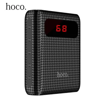 HOCO 18650 Galia Banko 10000mah Mini Išorės Baterija Nešiojamas Mobiliojo Greitai Dual USB Powerbank 