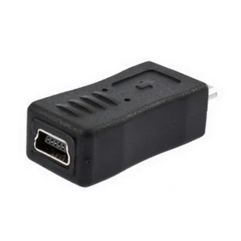 1pcs Universalus Mini USB Female į Micro Male Jungtis Adapteris ilginamųjų laidų Top Pardavimas