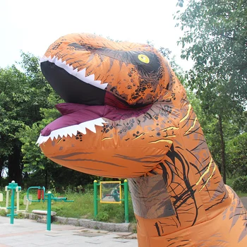 PRIPUČIAMI Dinozaurų Kostiumas Pasaulyje Parkas Blowup Dinozaurų Helovinas Pripučiamas kostiumas Šalis kostiumų suaugusiems DYDIS