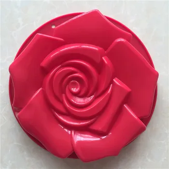 Didelis Dydis 29*5.8 cm Rožių Žiedų Formą, Silikono Tortas Pelėsių Silikono Pyragas Visos Virtuvės 