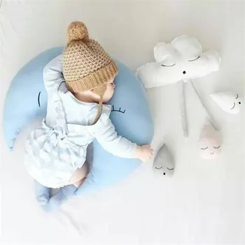 Šiaurės Mėnulio Pagalvėlės Nuraminti kūdikio Pagalvė, Miegamojo Baby Safe Pagalvėlės Namuose Papuošti Fotografijos Rekvizitai Geriausia Kalėdų Dovanos
