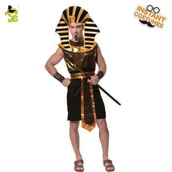 Vyriški Glod Egipto faraono kostiumai Helovyno karnavalas Šalies cosplay karnavalas šaliai vaidmuo žaisti tradicinių Egipto kostiumai