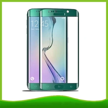 S6 Krašto Plius Pilnas draudimas Danga Stiklo Screen Protector for Samsung Galaxy S6 Krašto Plius G928 Mobilųjį Telefoną Stiklo Ekrano Plėvele, 6 Spalvos