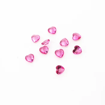 100vnt/daug 5mm rožinė širdis kristalų birthstone plūduriuojantis pakabukai gyvenimo stiklo atminties plūduriuojantis lockets 
