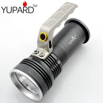 YUPARD R5 LED Žibintuvėlį, Fakelą Prožektorius Prožektorius 800 Lms 3modes 18650 įkrovimo taktinis kempingas žibintų medžioklė žvejyba
