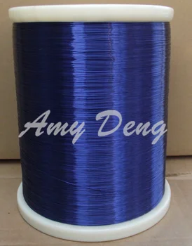 500 metrų/daug 0,35 mm naujų poliuretano emaliuotas apvalus likvidavimo Mėlynos spalvos Emaliuota viela KL-1-155
