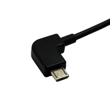 Grįžtamasis USB 90 laipsniu, Micro USB 3m Sinchronizuoti Duomenis Mobiliojo Įkroviklio Laidą lg, 
