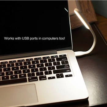 Originalus Xiaomi USB LED Šviesos Sustiprinto Versija 5V 1.2 W Nešiojamų Energijos taupymo LED Lempa su Reguliuojamu Rankos