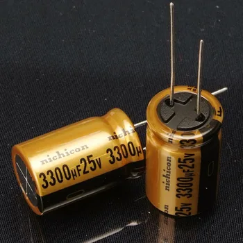 30PCS naujas originalus nichicon garso elektrolitinius kondensatorius FW 3300Uf/25V kondensatorius nemokamas pristatymas