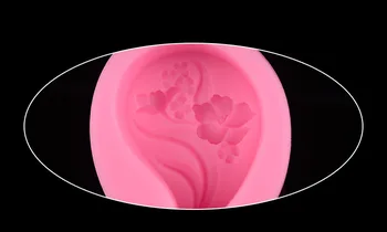 Naujas Atvykimo Lapų Silikono 3D Gėlių Pelėsių Minkštas Tortas Dekoravimo Priemonės,Keturių Spalvų Pelėsių, Silikono Muilo Pelėsių, maisto ruošimo Priemonės D361