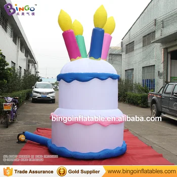Nemokamas Pristatymas 3 Metrų ūgio milžinas pripučiami gimtadienio tortas replika šalis tiekia tipas susprogdinti tortas modelio apdailos žaislai