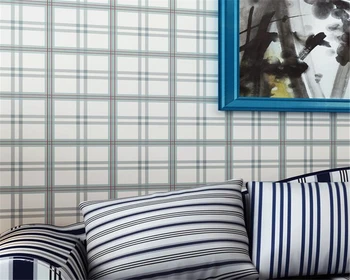 Beibehang Šiuolaikinių tapetų ritinį, miegamojo kambarį fone Britų vėjo Viduržemio jūros grotelės tapetai papel de parede
