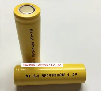 NAUJA baterija NI-Cd AA 1000mah 1.2 V AA1000mAh 1.2 V NR. 5 nicd akumuliatorius Nemokamas pristatymas
