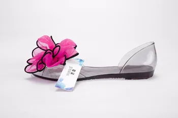 Moterų batai, sandalai 2017 Nauja siunta bowtie mados Vasaros sandalai Moterims Žuvies galva butas sandalai