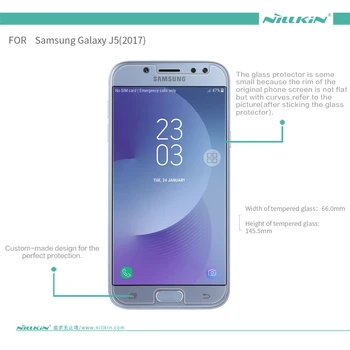 Screen Protector sFor Samsung Galaxy j5 2017 Grūdintas Stiklas Kino 9H Nillkin Nuostabi H & H 
