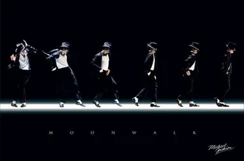 Naujovė Spausdinti Savo Nuotraukos Ant Kambario Sienos Michael Jackson Moonwalk Plakatas Drobės, Šilko 27x40cm