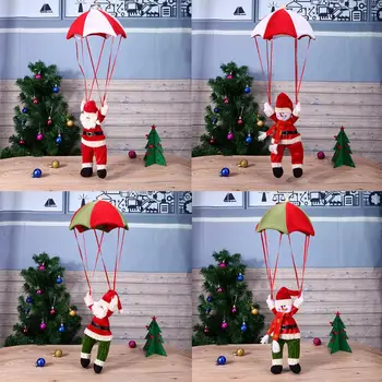 Kalėdos, Kalėdų Senelis, Senis Besmegenis Parašiutu Pakabukas Kalėdų Medžio Kabantys Papuošalai Naujus Metus, Parduotuvės Vitrina Dekoro Kalėdos Žaislą Dovanų