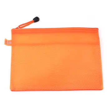 Oranžinė vandeniui 2 skyriuje, nailono krepšys su užtrauktuku A5 failą krepšys