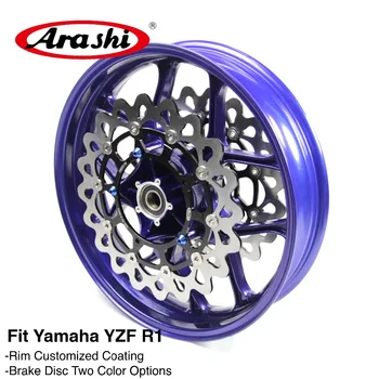 Arashi Vieną Rinkinį, Priekiniai Varantys Ratlankio, Skirtas Yamaha YZF R1 2016 2017+2vnt Priekiniai Stabdžių Diskai, Stabdžių Rotorius, Kairėje ir Dešinėje
