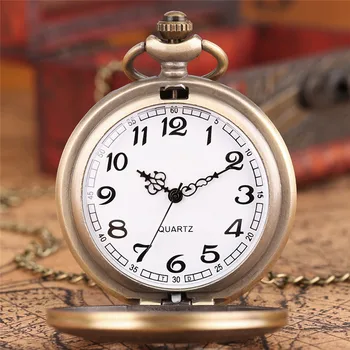Mados Penkerių-pažymėjo Žvaigždutė Karoliai Kišeninio Laikrodžio Vyrai Moterų Bronzinis Pakabukas Kvarcinis Laikrodis Vario Tuščiaviduriai Analoginis Relojes de bolsillo