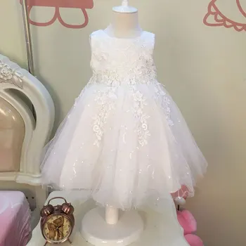 Pirmos Komunijos Suknelės Mergaitėms 2016 Prekės Tiulio Nėrinių Kūdikiams, Vaikiška Inscenizacija Gėlių mergaičių Suknelės Vestuvėms ir Šalis