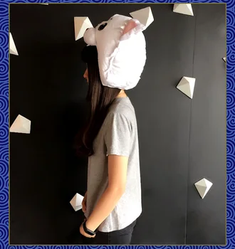 Gintama Sadaharu Pliušinis skrybėlę bžūp mielas nemokamas pristatymas cosplay bžūp nemokamas pristatymas skrybėlę