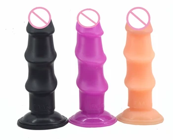 FAAK tikroviškas dildo siurbtukas sekso žaislai moterims, briaunoti bangos paviršiaus suaugusiųjų sekso produktai analinis masažas butt plug fetišas varpos