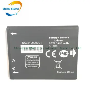 QiAN SiMAi Naujų Pakeitimo CAB3120000C1/CAB23A0000C1 Baterija Alcatel One Touch OT710 OT880 Alcatel One Touch OT710 OT880