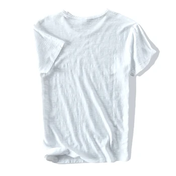 8 Spalvos M-3XL Naujas vasaros vyrų marškinėliai sky blue trumpomis rankovėmis t-shirt vyrai medvilnės mados slim vyrų t marškinėliai atsitiktinis marškinėlius vyrų camisa