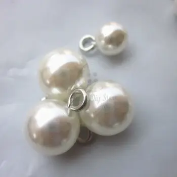 Siuvimo reikmenys 8mm-20mm Didelis šviesos perlų mygtukai apdailos, aukštos kokybės 