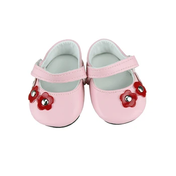 Lėlės priedai , rožinės spalvos odiniai batai tinka 43cm Baby Born zapf, Vaikams geriausia Gimtadienio Dovana