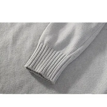 Plus size vyrų plonas megztinis pavasario 2018 naujų rudens V-kaklo vyrų megztinis korėjos stiliaus atsitiktinis pilka tamsiai pilka balta juoda 3XL 4XL 5XL