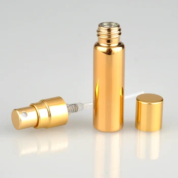 5Pieces/Daug 5ML Spalvos Parfum Kelionės Purškimo Butelį Kvepalai Nešiojamų Tuščias Kosmetikos Konteineriai Su Aliuminio Spray