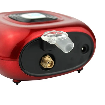 OPHIR Profesinės Airbrush Makiažas Rinkinys su Raudona, Oro Kompresorius 0,2 mm purkštuvas dažų Purkštuvas skirtas makiažas, Nagų Dailės Tanning_AC123R+AC073